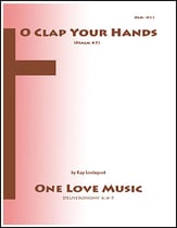 O Clap Your Hands Unison choral sheet music cover